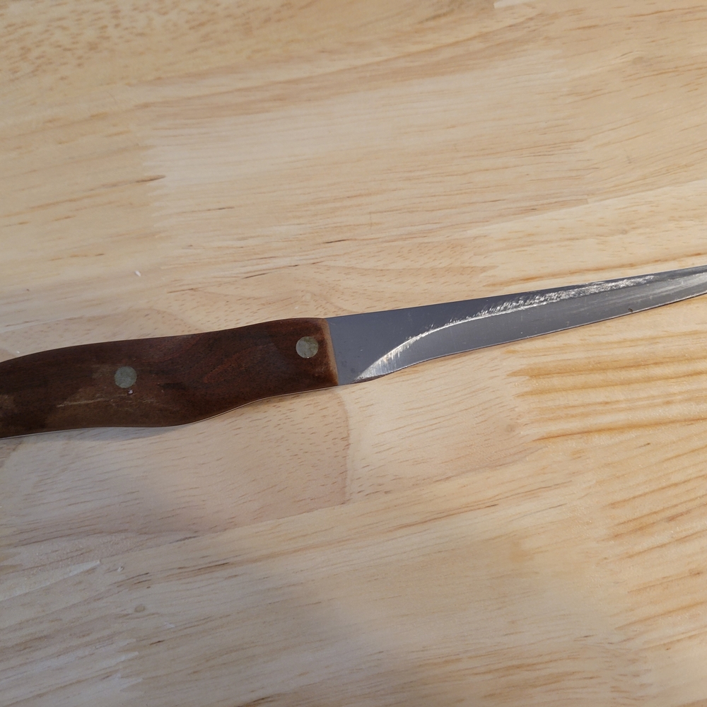 Cutco Brown and Silver Kitchen Knife